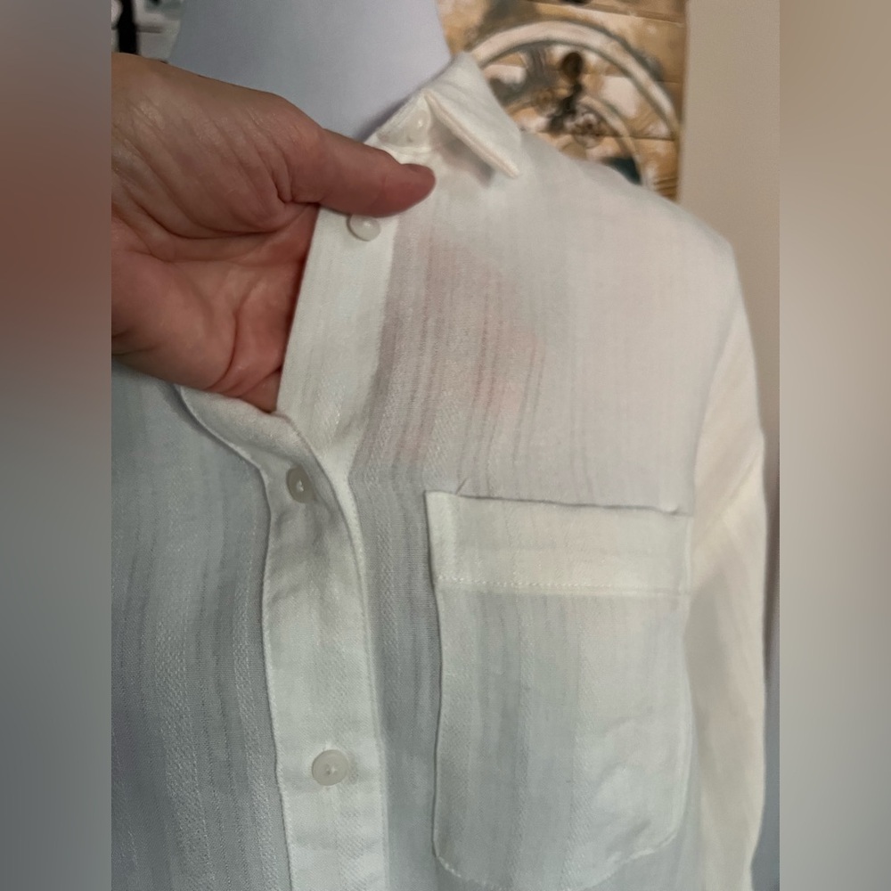 RW & CO Long Sleeve Button Down Blouse - Picture 4 of 6
